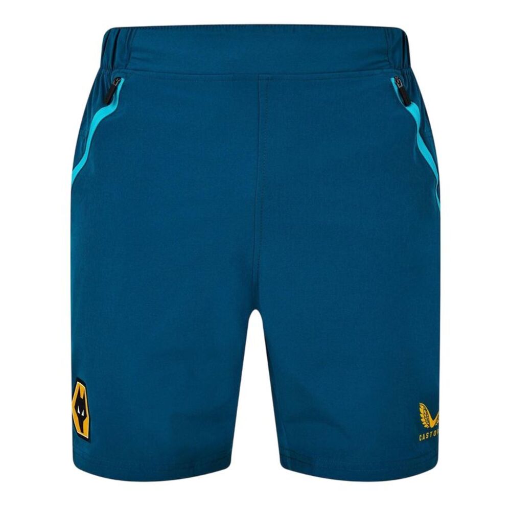 Castore Mens Wolves Football Shorts / Bay Green